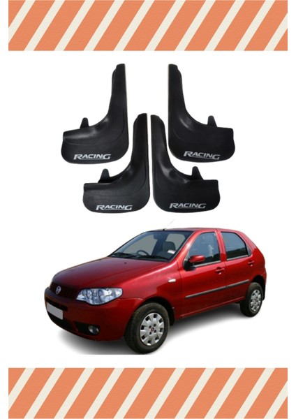 Fiat Palio Tüm Kasalar Racing Yazılı 4'lü Tozluk Çamurluk Paçalık