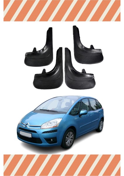 Citroen C4 04-11 4'lü Tozluk Çamurluk Paçalık