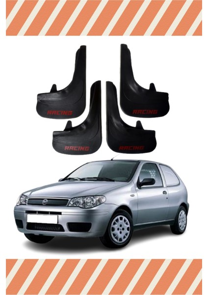 Fiat Palio Van Tüm Kasalar Racing Yazılı 4'lü Tozluk Çamurluk Paçalık