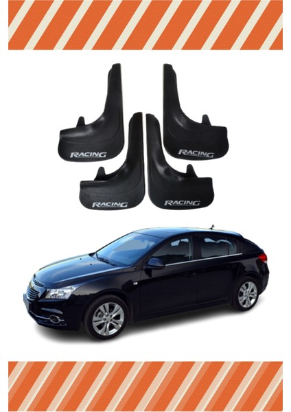 Chevrolet Cruze Hb Tüm Kasalar Racing Yazılı 4'lü Tozluk Çamurluk Paçalık