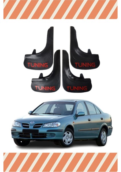 Nissan Almera Tunıng Yazılı 4'lü Tozluk Çamurluk Paçalık
