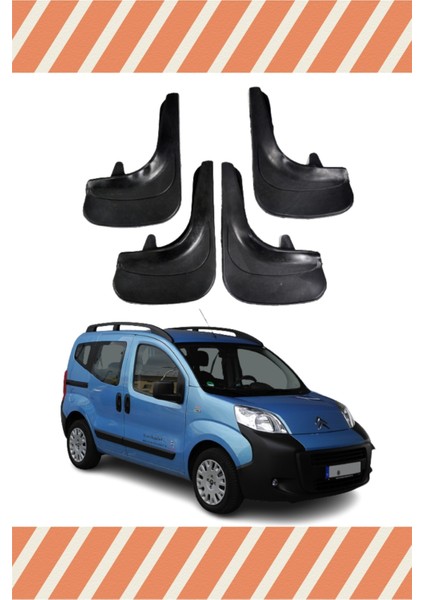 Citroen Nemo 4'lü Tozluk Çamurluk Paçalık