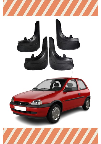 Opel Corsa 4'lü Tozluk Çamurluk Paçalık