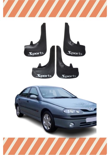 Renault Laguna 1 Sports Yazılı 4'lü Tozluk Çamurluk Paçalık