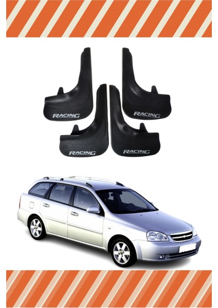 Chevrolet Lacetti Stw Racing Yazılı 4'lü Tozluk Çamurluk Paçalık