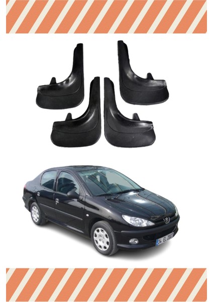 Peugeot 206 Sd Tüm Kasalar 4'lü Tozluk Çamurluk Paçalık