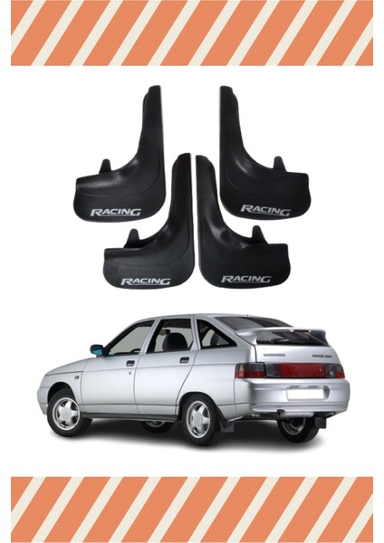 Lada Vega Racing Yazılı 4'lü Tozluk Çamurluk Paçalık