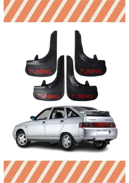 Lada Vega Tunıng Yazılı 4'lü Tozluk Çamurluk Paçalık