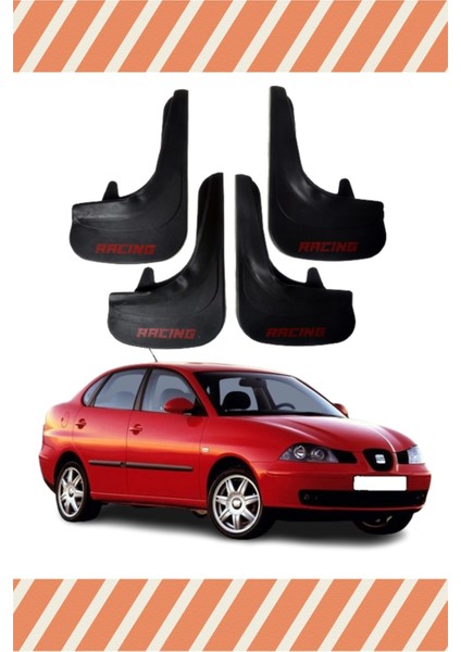 Seat Cordoba Racing Yazılı 4'lü Tozluk Çamurluk Paçalık