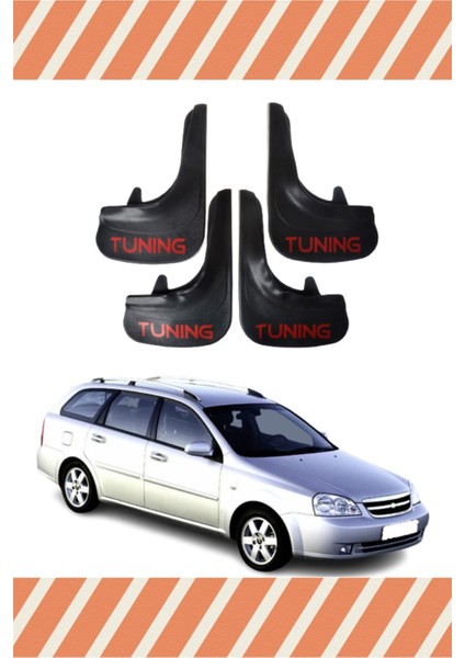 Chevrolet Lacetti Stw Tunıng Yazılı 4'lü Tozluk Çamurluk Paçalık