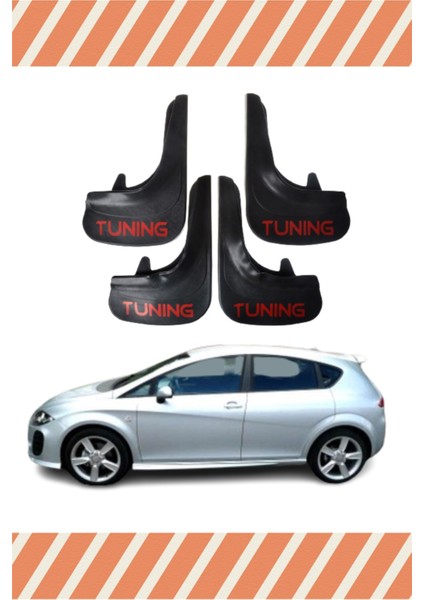 Seat Leon Tunıng Yazılı 4'lü Tozluk Çamurluk Paçalık