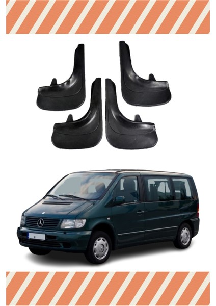 Mercedes Vito 4'lü Tozluk Çamurluk Paçalık