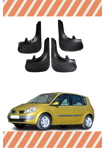 Renault Scenic Tüm Kasalar 4'lü Tozluk Çamurluk Paçalık