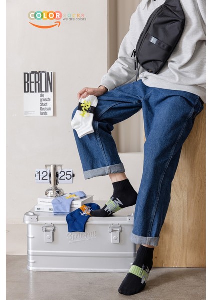 Patik Yazlık Çorap Ekstra Rahat Pamuk Poliamid 5 Çift Erkek Kullanımı İçin fiyatları