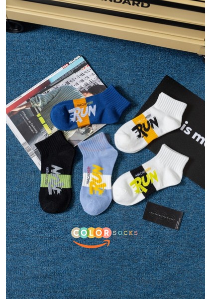 Patik Yazlık Çorap Ekstra Rahat Pamuk Poliamid 5 Çift Erkek Kullanımı İçin