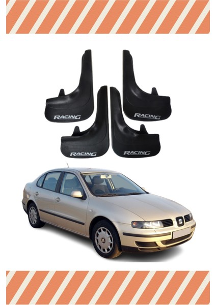 Seat Toledo Racing Yazılı 4'lü Tozluk Çamurluk Paçalık