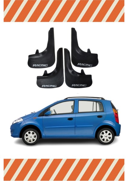 Chery Kimo Racing Yazılı 4'lü Tozluk Çamurluk Paçalık