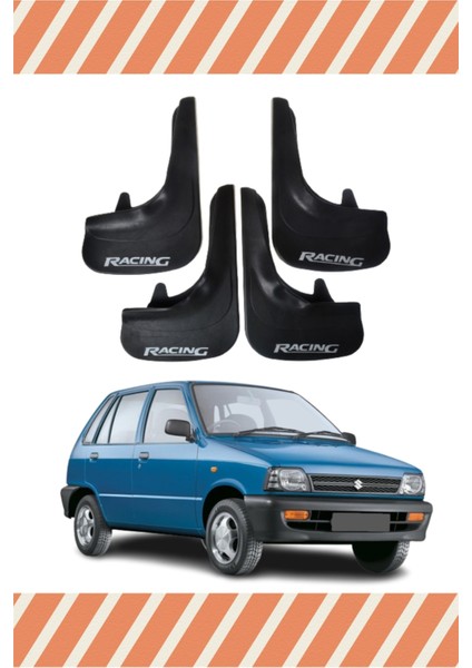 Suziki Maruti Racing Yazılı 4'lü Tozluk Çamurluk Paçalık