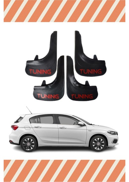 Fiat Egea Hb Tüm Kasalar Tunıng Yazılı 4'lü Tozluk Çamurluk Paçalık