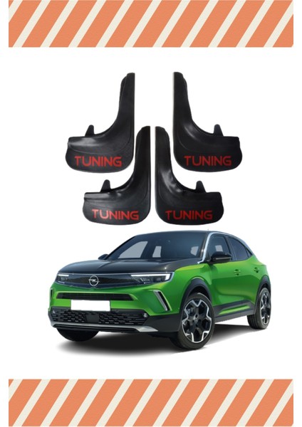 Opel Mokka 2012-2020 Tunıng Yazılı 4'lü Tozluk Çamurluk Paçalık