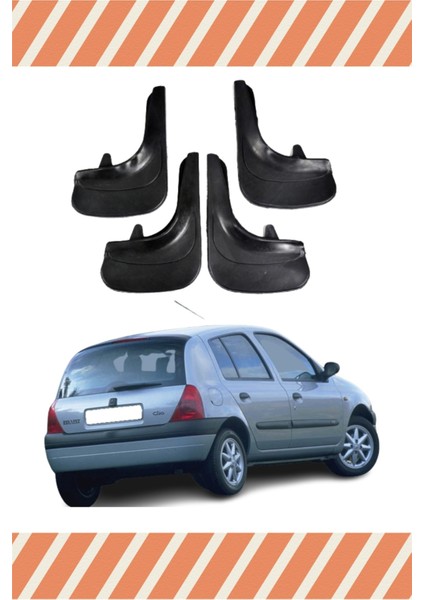 Renault Clio 2 Hb 1998-206 4'lü Tozluk Çamurluk Paçalık