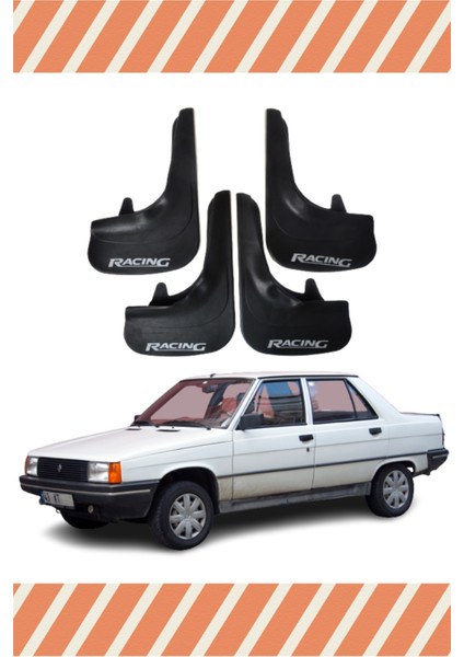 Renault Brodway Racing Yazılı 4'lü Tozluk Çamurluk Paçalık