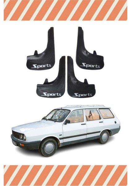 Renault Toros Sports Yazılı 4'lü Tozluk Çamurluk Paçalık