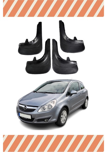 Opel Corsa D-E 2007-2014 4'lü Tozluk Çamurluk Paçalık