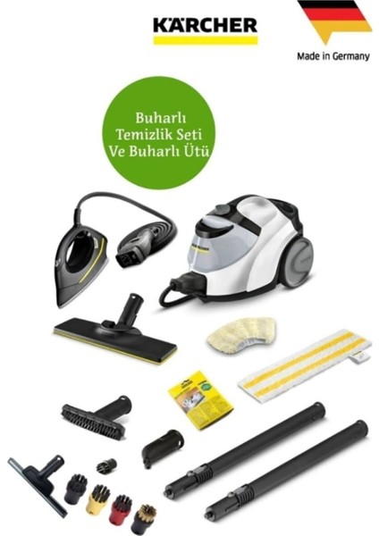 Buharlı Ütü ve Sc 5 Easyfix Iron Plug Buharlı Temizlik Makinesi