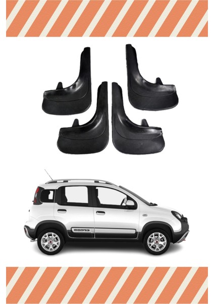 Fiat Panda 4'lü Tozluk Çamurluk Paçalık