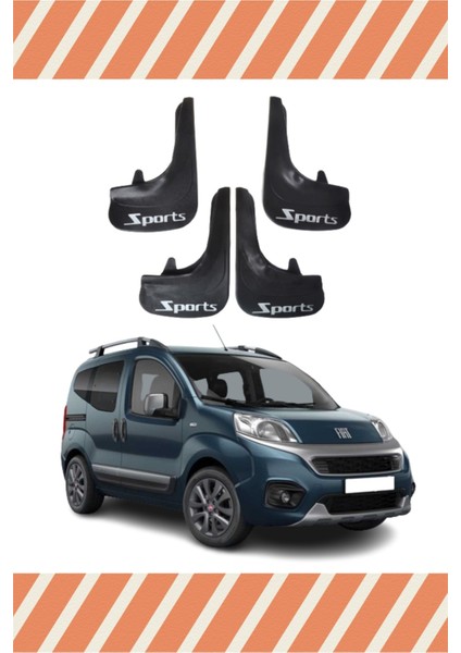 Fiat Fiorino Tüm Kasalar Sports Yazılı 4'lütozluk Çamurluk Paçalık