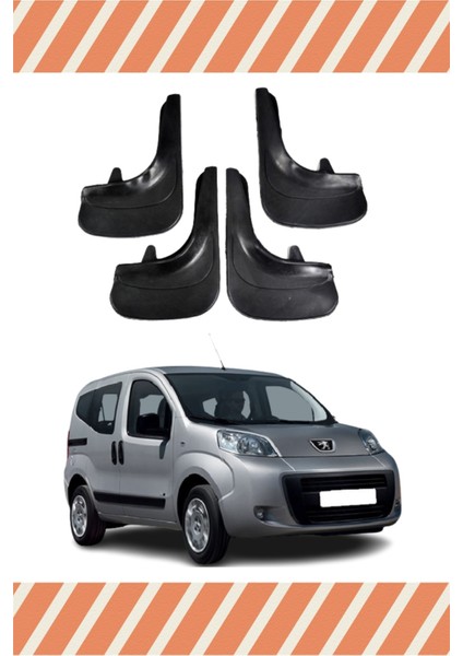 Peugeot Bipper Tepee 4'lü Tozluk Çamurluk Paçalık