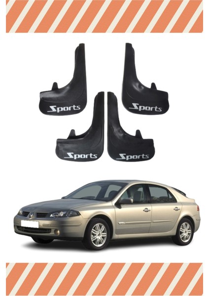 Renault Laguna 2 Sports Yazılı 4'lü Tozluk Çamurluk Paçalık