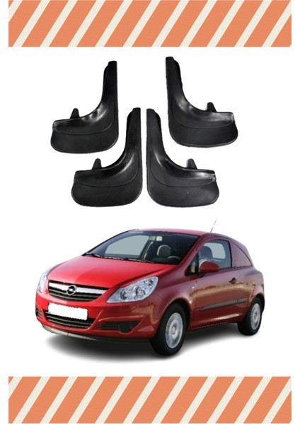 Opel Corsa Van 2007-2014 4'lü Tozluk Çamurluk Paçalık