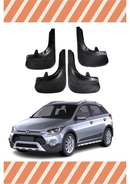 Hyundai I20 2015-2020 4'lü Tozluk Çamurluk Paçalık