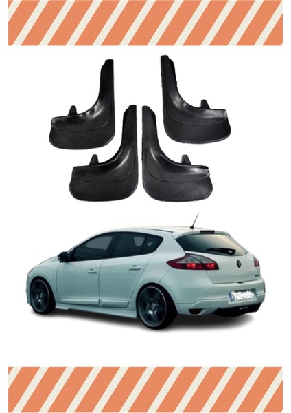 Renault Megane 3 Hb 2010-2016 4'lü Tozluk Çamurluk Paçalık