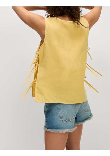 Keten Kolsuz Bluz modelleri