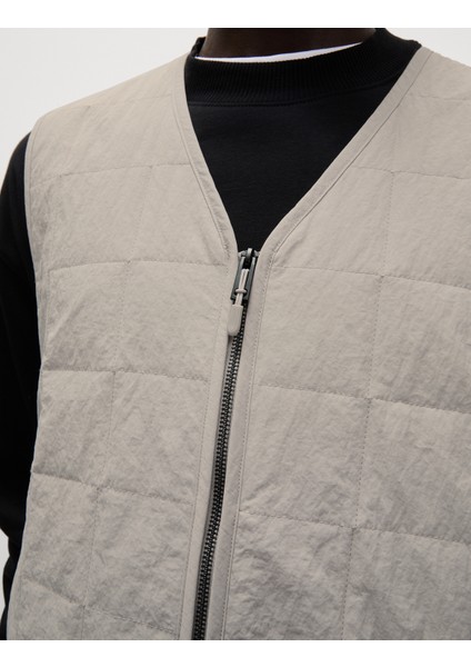 Dolgulu Kapitone Yelek