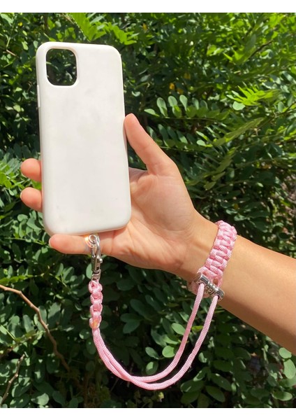 Tüm Kılıflara Uyumlu Pembe Telefon El Askısı modelleri
