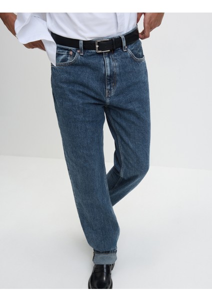 Rahat Kesim Saf Pamuklu Jean Pantolon fırsatları