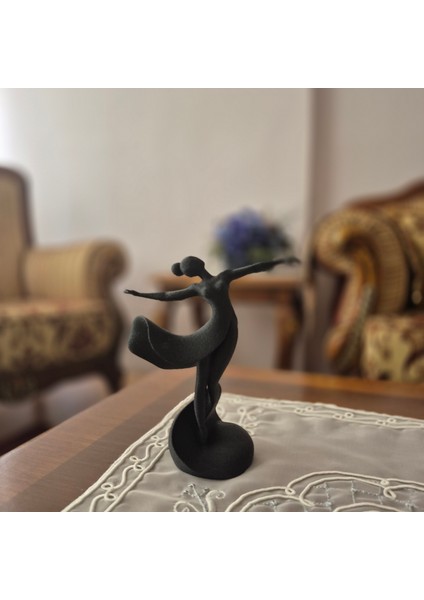 Modern Dansçı Heykeli – Zarif Dekoratif Figür, Ev ve Ofis Süs Eşyası