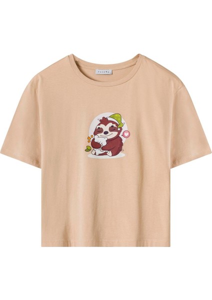 Kadın Çok Renkli Baskılı Tişört Şort Takım indirimleri