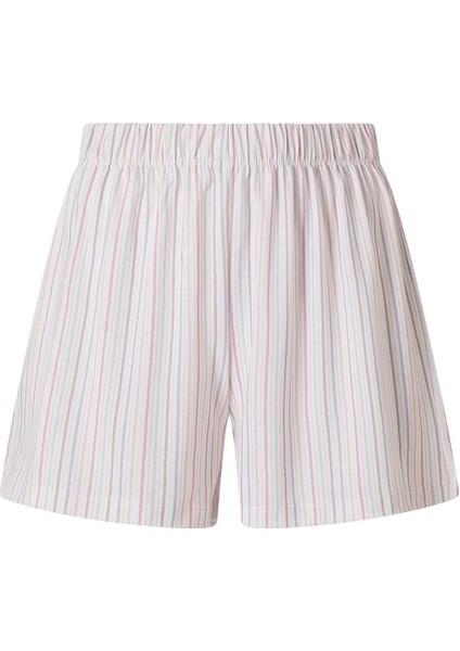 Kadın Bej Koala Desen Tişört Şort Takım