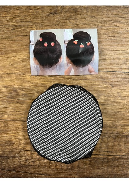 Kız Çocuk Uğur Böceği Figürlü Tül Detaylı Siyah Balerin Tokası Topuz Tokası fiyatları