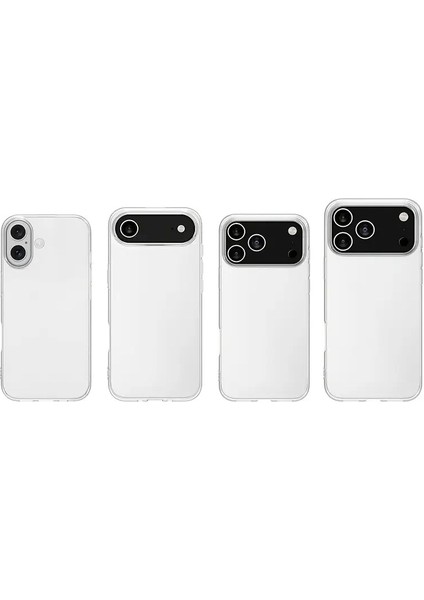 Iphone 17 Pro Max Sert Mika Kılıf Sararma Yapmaz Net Görüntü Darbe Emici Tam Kaplama