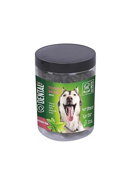 M-Pets Detal Sack Yeşil Tea Tooth Brush Mii Ödül 200 gr