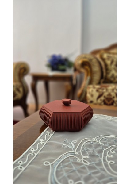 Modern Tasarımlı Kapaklı Takı ve Aksesuar Kutusu – 3D Dekoratif Saklama Kutusu fiyatları