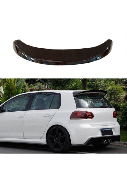 Vw Golf 6 2009-2012 Mk6 Parlak Siyah Plastik Spoiler Spoyler
