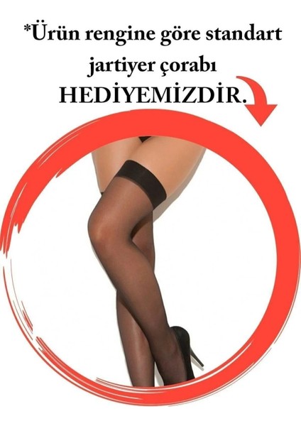 Özel Bölgesi Açık Dantelli Jartiyerli Gecelik fırsatları