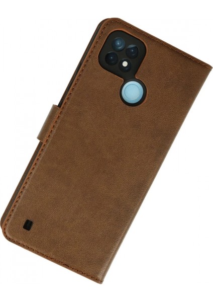 Realme C21 Kılıf Trend S Plus Kapaklı Kılıf - Taba fiyatları